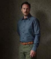 Okayama Selvege Chambray Indigo