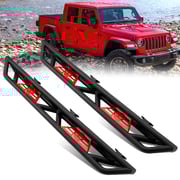 2019-2024 Jeep Gladiator (JT) Textured Black Stainless Steel Side Steps