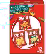 Cheez-It Cheese Crackers Variety Pack, Baked Snack Crackers, 12.1 oz, 12 Count