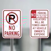 Parking signs