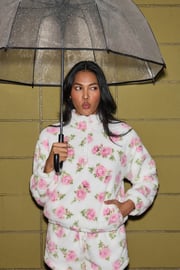 Let's Get Cozy Floral Print Jacket