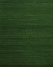 Deep Forest Green Kilim Area Rug 8x8 for a Cozy Living Space