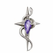 Four-Pointed Star Snake G23 Titanium Piercing Earrings