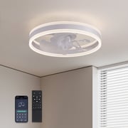 Aeris 15.7" Modern LED Ceiling Fan with Lights & Remote