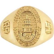 High Point University Men's 345L Signet Ring