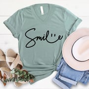 Smile Sign V-Neck