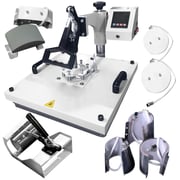 Swing Design 15" x 15" Swing Away 8-in-1 Heat Press - White