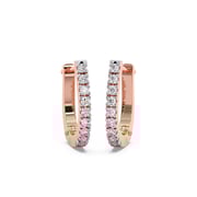 Monza Diamond Hoop Earrings