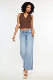 Sonia Mid Rise Straight Jeans