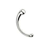 nJoy G-Spot Pure Wand Stainless Steel G Spot P Spot Dildo