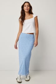 Mesh Maxi Skirt