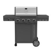 Performance Series 4 Burner Gas Grill with Side Burner, Charbroil, Grey and Stainless Steel, 463348625