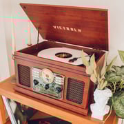 The Navigator 8-in-1 Wood Record Player