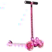 Disney Minnie 3-Wheel Lights and Sounds Tilt n' Turn Scooter for Girls, Ages 3 Years Up, Pink, by Huffy