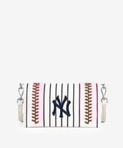 MLB New York Yankees Leather Crossbody Purse