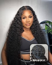 Upgraded Air Cap KNOT-FREE 5x5/13x6 Skin Melt Lace Human Hair Wig Loose Wave