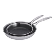 ZWILLING Peak 2 Piece 18/10 Stainless Steel Fry pan set