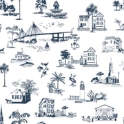 Charleston Toile Peel & Stick Wallpaper