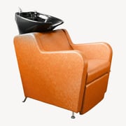 Salon Equipment Package - Shampoo Station & Styling Chair in Camel