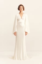 LA LUNE BACKLESS GOWN - WHITE