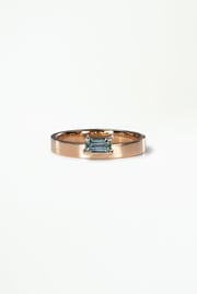 Monolith Ring - Horizontal Emerald Cut