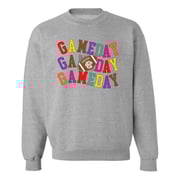 Monogrammed 'Retro Game Day' Crewneck Sweatshirt