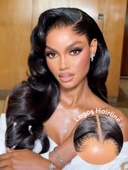 Lagos Hairline Body Wave HD 13x6 Lace Front Wig With Widows Peak