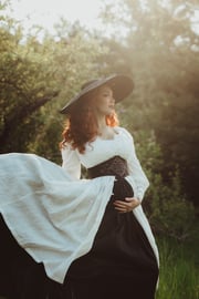 Josefina 19 | Dreamy Pleated Linen Dress Gown