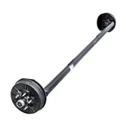3.5k TK Trailer Axle - 3500 lb Electric Brake 5 lug - (4" Drop)