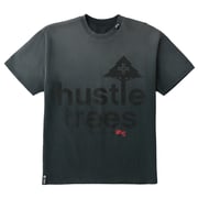 HUSTLE TREES LOGO TEE - WASHED BLACK