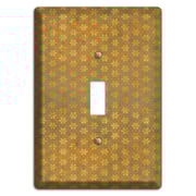 Olive Grunge Floral Contour Cover Plates