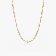 Gold Knife Edge Chain