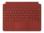 Microsoft KCT-00061 Surface Go Type Cover Keyboard/Cover Case - Poppy Red - Stain Resistant - Alcantara Body