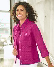 Forever Eyelet Jacket