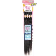 Chade Born Free Bulk By Ali 100% Human Hair New Wet & Wavy Braids - DEEP BULK 20-22"