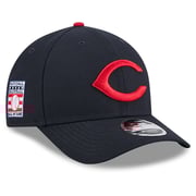 Men's Cleveland Guardians New Era Navy Baseball Hall of Fame 9FORTY M-Crown Adjustable Hat