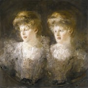 Portrait of Two Women Art Print