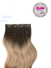 Coffee Caramel - Invisible 20" Deluxe Clip In Remy Human Hair Extensions 200g