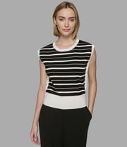 STRIPED SWEATER VEST