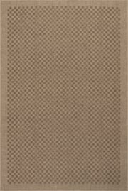 Watts Modern Checkered Washable Rug | Brown