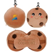 Comfort Pals Cookie Branded 2-in-1 Pillow Sleep Mask