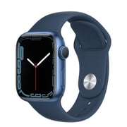 Apple Watch Series 7 (2021) GPS + Cellular 45 mm - Aluminium Blue - Sport band Blue