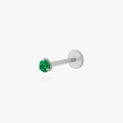 Titanium CZ Flatback Stud