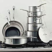 Commercial Clad Stainless Steel 11-Piece Cookware Set