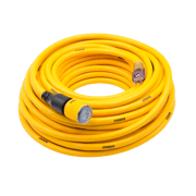 DEWALT 50-100 foot 12/3 Lighted Click-to-Lock CGM Extension Cord 15A SJTW