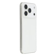 For iPhone 17 Pro Black Screen Fake Phone Model Not Real Smartphone Display (Without Logo) - White