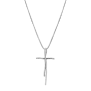 Organic Cross Pendant Necklace