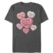 Men's Star Wars Valentine Galactic Candy Hearts T-Shirt