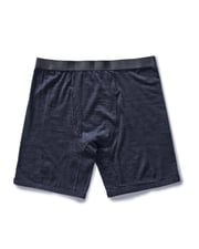 The Merino Boxer in Heather Navy