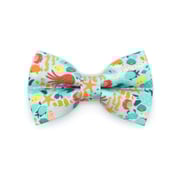 Pet Bow Tie - "Ocean Life" - Aquatic Cat Bow Tie / Summer, Fish, Beach, Sea, Marine / For Cats + Small Dogs (One Size)